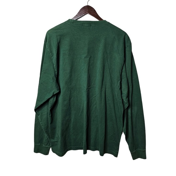 JCREW XXL Dark Green Long Sleeve Pocket Shirt Men’s - Perfect Condition - Picture 4 of 4